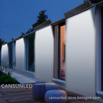 Modern Garden Waterproof Solar Wall Light - Outdoor Solar Linear Fence Lights